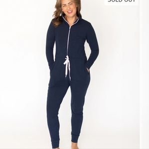 Smash Tess Shay Romper in Naturally Navy - Size S - BNWT